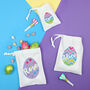 Personalised Colourful Easter Egg Gift Bag, thumbnail 1 of 3