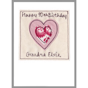 Personalised Heart Birthday Card, 2 of 12