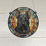 Scottish Terrier Stained Glass Effect Suncatcher, thumbnail 1 of 5