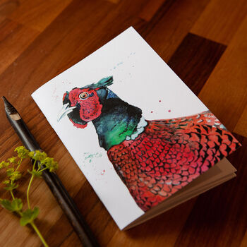 Inky Pheasant Eco Notebook, 8 of 10