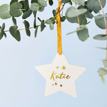Christmas Wishes Star Decoration Card, 2 of 5
