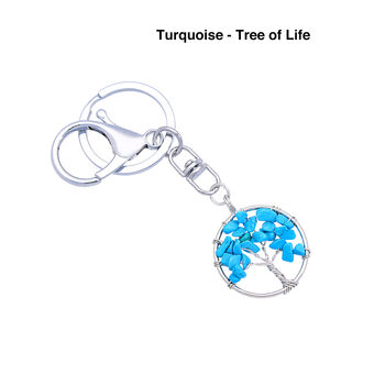 Crystal Keyring Tree Of Life / Point, 2 of 11