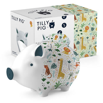 Tilly Pig On Safari Piggy Bank, 2 of 10