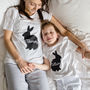 Personalised Bunny Rabbit Family Pyjamas, thumbnail 1 of 5