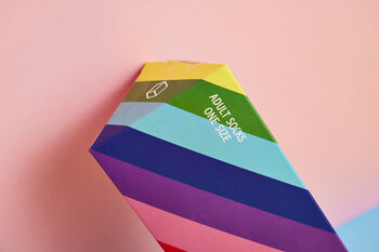 Rainbow Pride Novelty Sock Gift Set, 6 of 7