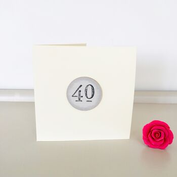40th Birthday Memories Album / Keepsake Book ~ Boxed, 8 of 9