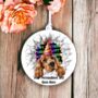 Personalised Cocker Spaniel Birthday Break Through Dog, thumbnail 6 of 8