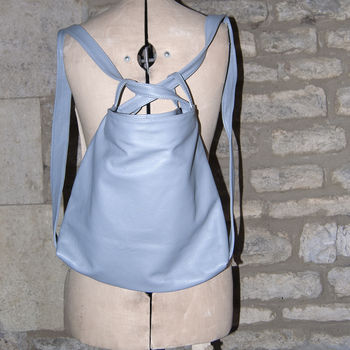 Tote Rucksack Adjustable Soft Leather Bag, 5 of 9