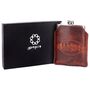 Buffalo Leather Rugby Hip Flask, thumbnail 3 of 5