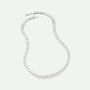 Sterling Silver Curb Chain Necklace 8mm 22 Inches, thumbnail 4 of 4