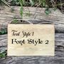 Personalised Wooden Name Sign, thumbnail 2 of 7