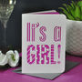 'It's A Boy' Or 'A Girl' New Baby Papercut Card, thumbnail 2 of 4