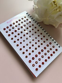 Assorted Designs Fancy Six Page 612 Bindi Booklet, 9 of 9