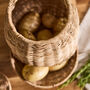 Large Traditional Woven Veg Hopper, thumbnail 4 of 6