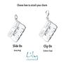 Engraved Sterling Silver Large Cassette Tape Charm, thumbnail 5 of 7