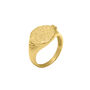 18k Gold Vermeil Ethnic Signet Ring, thumbnail 2 of 3