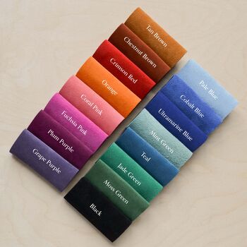 Personalised Suede Card Holder, 2 of 4