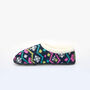 Heidi Navy Nordic Women's Slippers Indoor/Garden Shoes, thumbnail 9 of 11