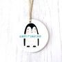 Baby's 1st Christmas Personalised Christmas Bauble, thumbnail 1 of 3