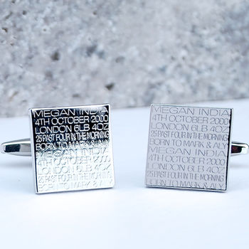 Personalised New Father Cufflinks, 2 of 7