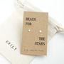 Silver Star Earrings. Reach For The Stars, thumbnail 4 of 5