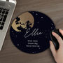 Personalised Sun Moon And Stars Mouse Mat, thumbnail 3 of 3