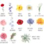 Personalised Family Birth Flower Digital Download Print, thumbnail 4 of 4