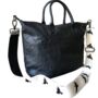 Wdts Weekend Bag Black, Leather, thumbnail 1 of 3