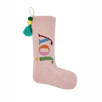Personalised Multi Coloured Merry Christmas Stocking, 2 of 5