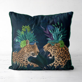 Hot House Leopard Decorative Cushions, 2 of 4