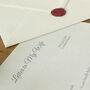 A Letter To My Wife On Our Wedding Day Personalised Keepsake, thumbnail 2 of 12