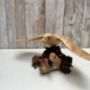 Hand Carved Wooden Soaring Eagle Sculpture Ornament, thumbnail 4 of 12