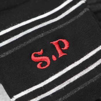 Men’s Personalised Initials Soft Bamboo Socks Gift Set, 7 of 8