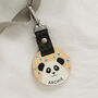 Personalised School Bag Tag Panda, thumbnail 1 of 2