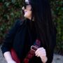 Gothic Red Rose Bag Strap | Extra Long Crossbody Replacement Bag Strap, thumbnail 4 of 6