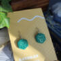 D20 Dice Stainless Steel Dangle Earrings, thumbnail 4 of 8