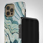 Green Marble Tough Case For iPhone, thumbnail 1 of 4