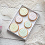 Personalised Thank You Iced Biscuits Box Of Six, thumbnail 1 of 3