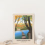 North Downs Way National Trail Travel Poster Art Print, thumbnail 3 of 8