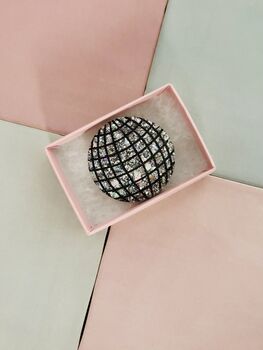 Disco Ball Glitter Resin Brooch / Letterbox Gift For Her / Gift For Abba Lovers / Disco Queen, 5 of 6