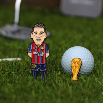 Lionel Messi Golf Divot Tool And Ball Marker, 2 of 6