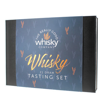 21 Drams Whisky Tasting In A Gift Box With Whisky Guide, 3 of 5