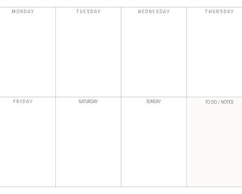 Weekly Planner Aluminium Wall Whiteboard, 7 of 7