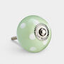 Green Decorative Ceramic Cupboard Drawer Knobs, thumbnail 3 of 8