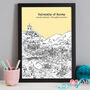 Personalised Guildford Graduation Gift Print, thumbnail 6 of 9