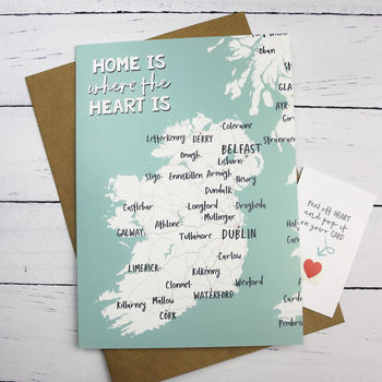 Home Is Where The Heart Is Greetings Card Ireland, 2 of 2