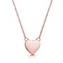 Personalised 18 K Rose Gold Plated Pearl Heart Necklace, thumbnail 3 of 10