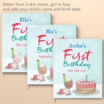 First Birthday Personalised Story Book, 2 of 11