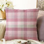 Plaid Cushion Cover With Multi Pink Tones, thumbnail 2 of 3