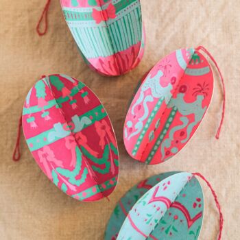 Easter Egg Paper Decorations, 10 of 12